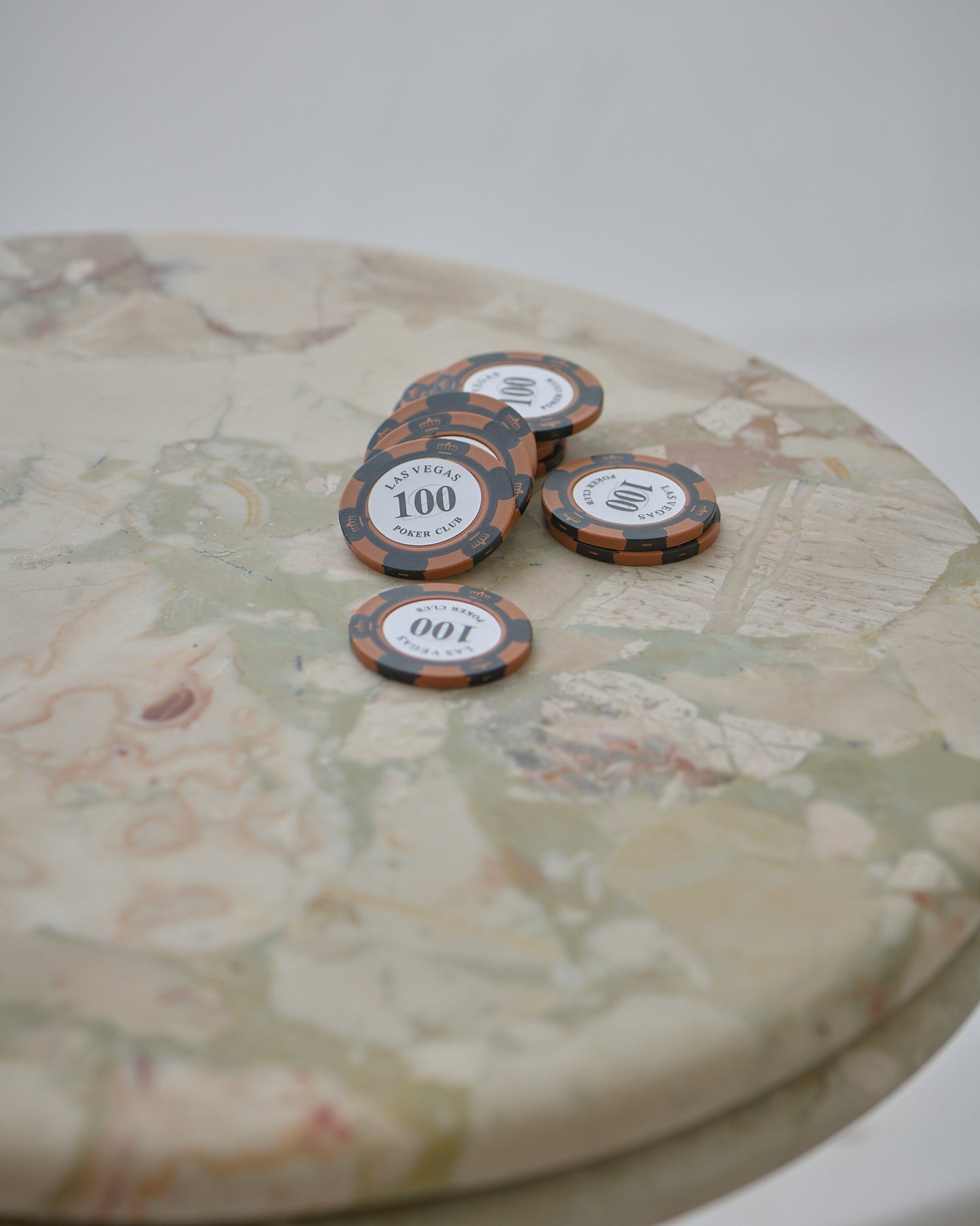 POKER CHIPS SIDE TABLE