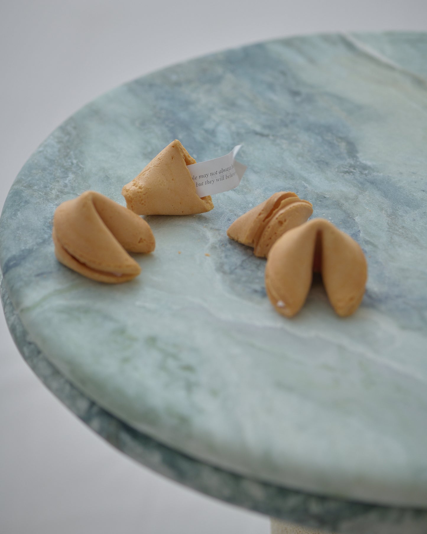 FORTUNE COOKIES SIDE TABLE