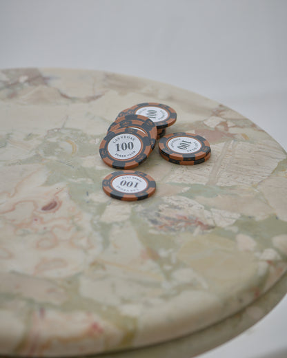 POKER CHIPS SIDE TABLE